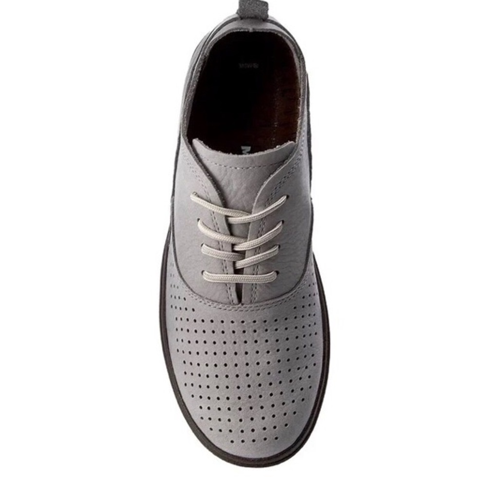 Merrell Women's Grey Perforated Leather, Cork Insole, Lace-Up Shoe.